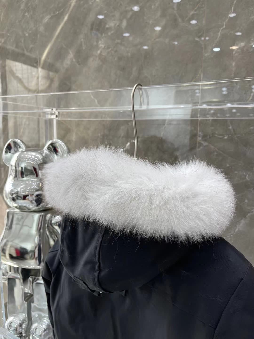 Moose Knuckles Fur-Trim Hooded Bomber Jacket Moose Knuckles Fur-Trim Hooded Bomber Jacket